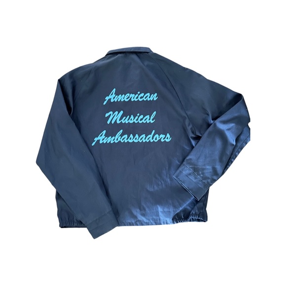 Vintage Lightweight Cotton Zip Jacket: American Musical Ambassadors: 80’s retro - Picture 2 of 7